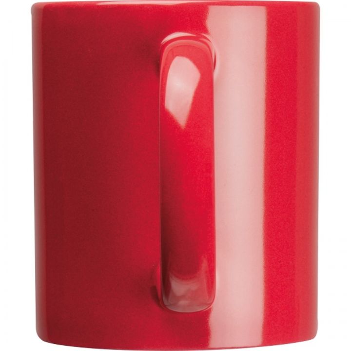 Kubek ceramiczny 300 ml DEREK - Czerwony