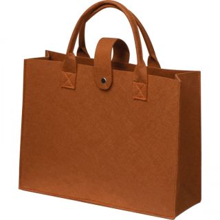 Torba z filcu RPET ULRICH - Brązowy