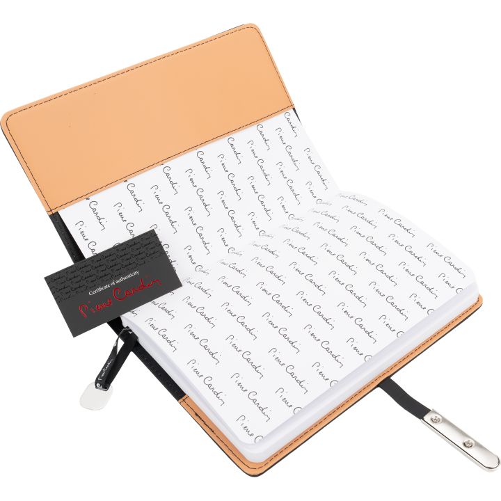 Notatnik A5 w linie ELEGANCE Pierre Cardin - Czarny