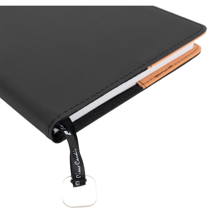 Notatnik A5 w linie ELEGANCE Pierre Cardin - Czarny