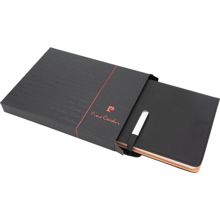 Notatnik A5 w linie ELEGANCE Pierre Cardin - Czarny