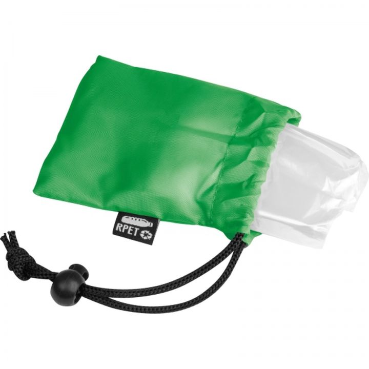 Ponczo przeciwdeszczowe RPET GEORG - Zielony