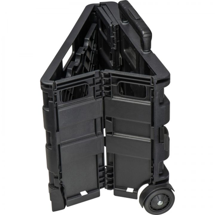 Wózek na zakupy składany KAREN - Czarny