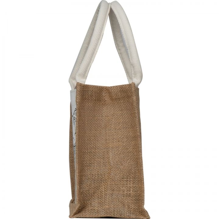 Torba z juty do kolorowania z kredkami ELISA - Beżowy