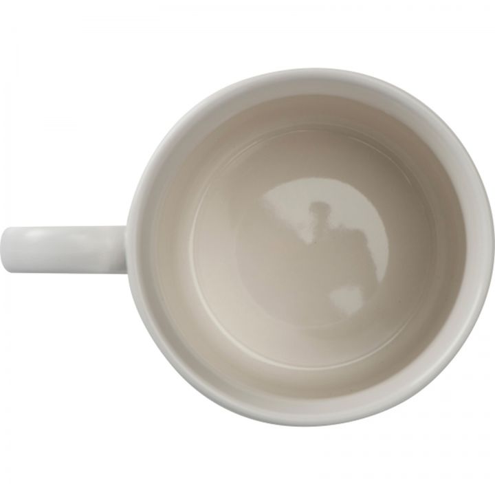 Kubek ceramiczny 400 ml JOAN - Biały