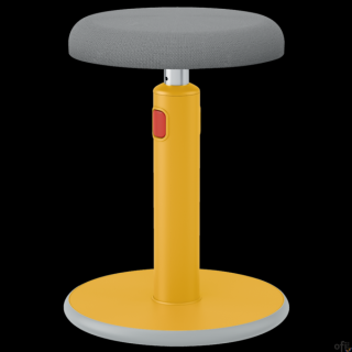 Ergonomiczny stołek Leitz Ergo Cosy, żółty 65180019 .