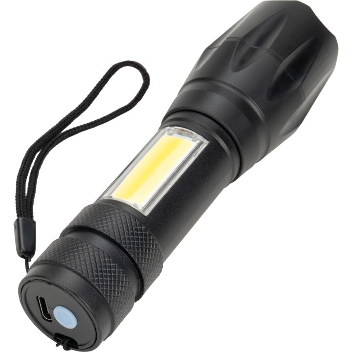 Latarka COB NICOLETTA - Czarny