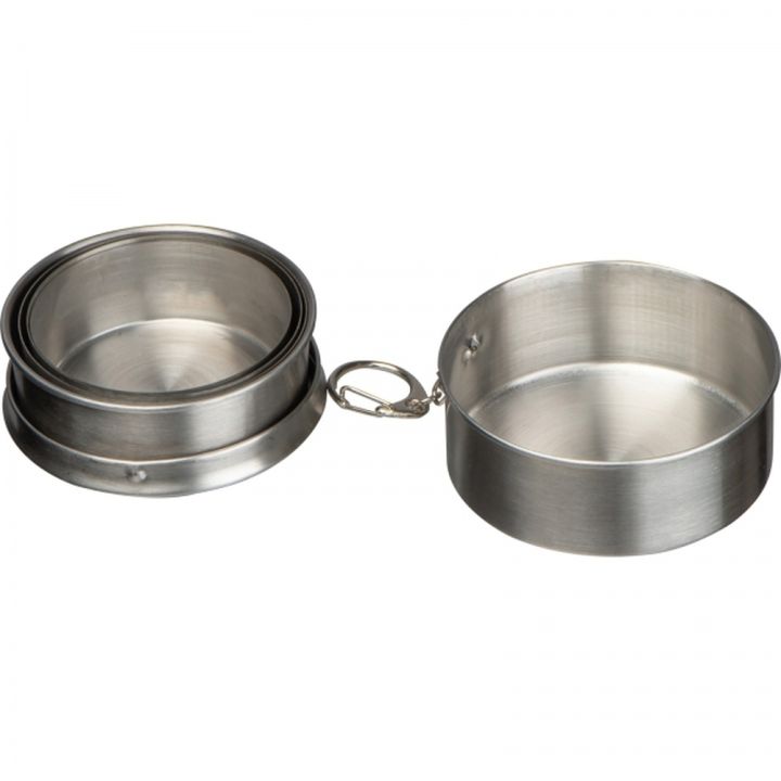 Kubek stalowy składany 250 ml HEATHER - Szary