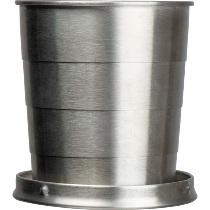 Kubek stalowy składany 250 ml HEATHER - Szary