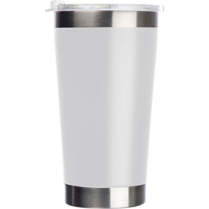 Kubek termiczny 500 ml KORNEL - Biały