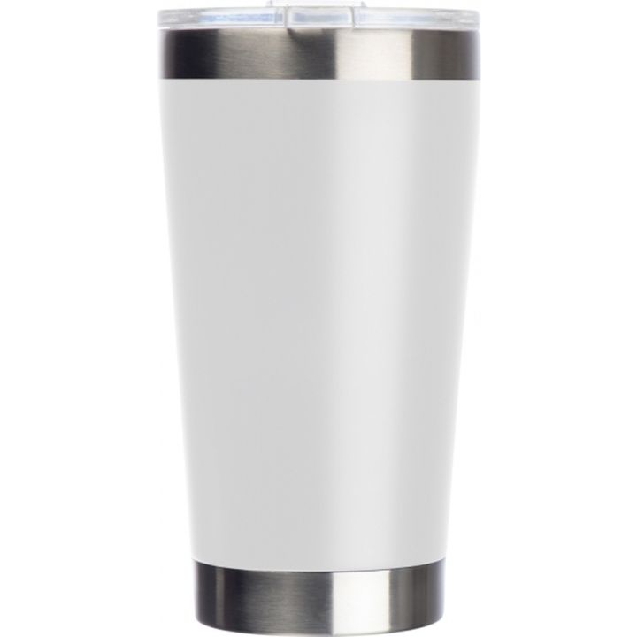 Kubek termiczny 500 ml KORNEL - Biały