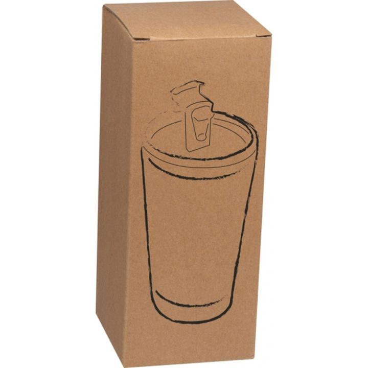 Kubek termiczny 500 ml KORNEL - Biały