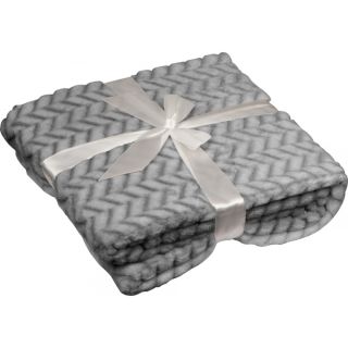 Duży koc 120x180cm 280 g/m² DAMIANO - Szary