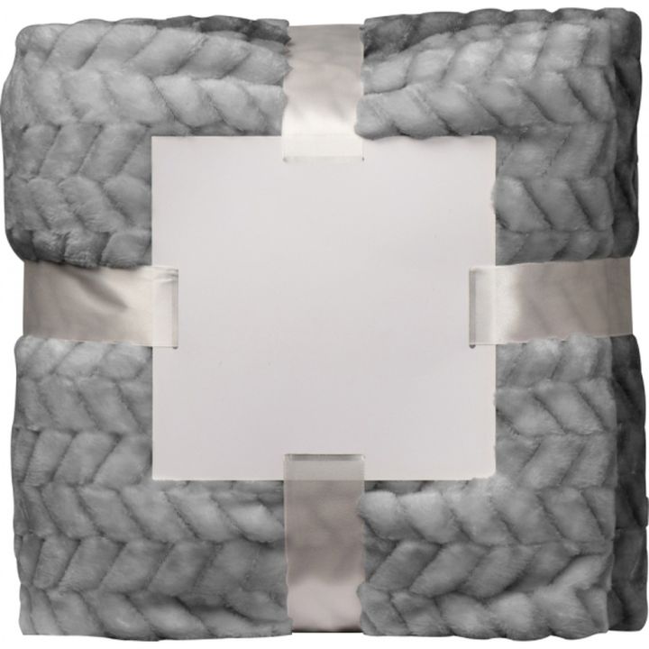 Duży koc 120x180cm 280 g/m² DAMIANO - Szary