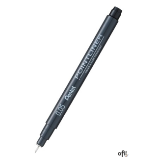 Cienkopis kalibrowany POINTLINER czarny S20P-05A 0,05mm PENTEL