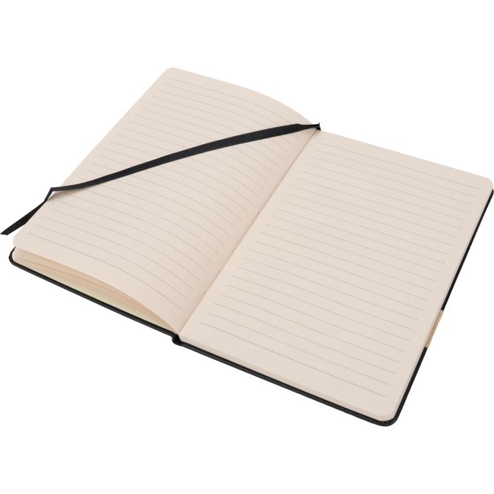 Notatnik A5 w linie DOUGLAS - Czarny