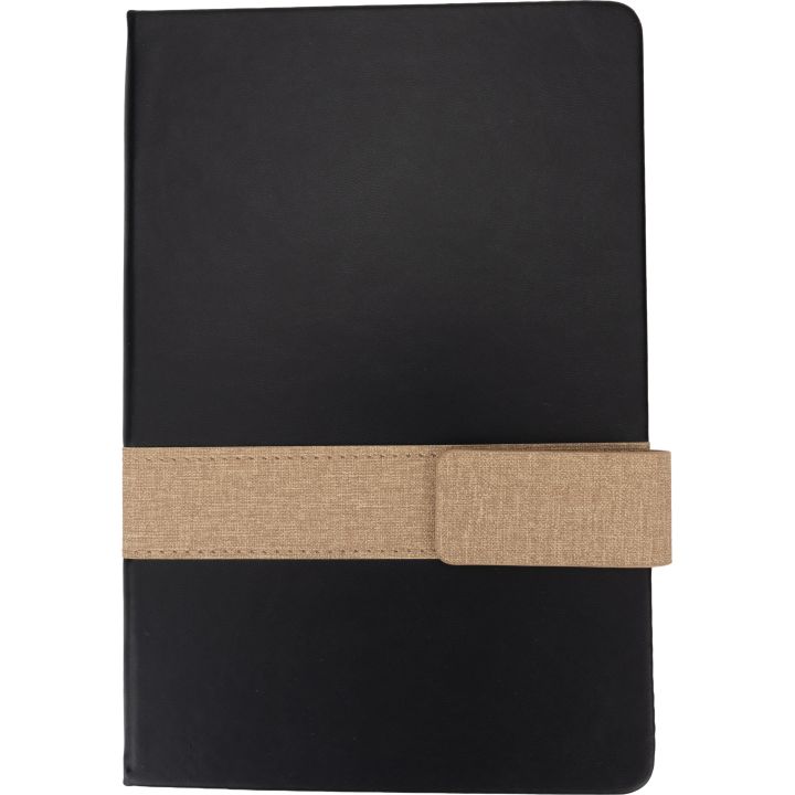 Notatnik A5 w linie DOUGLAS - Czarny