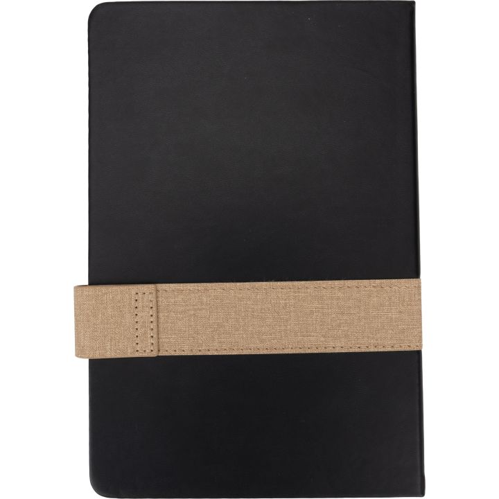 Notatnik A5 w linie DOUGLAS - Czarny