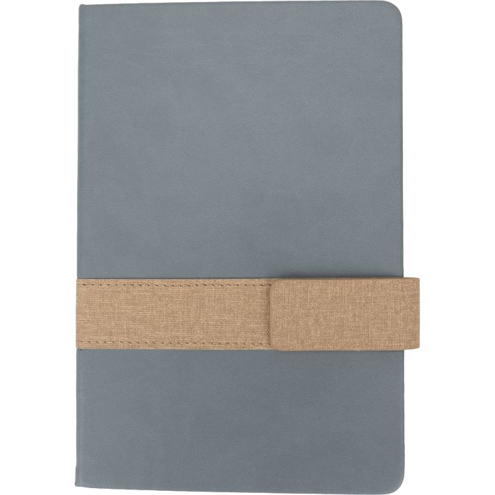 Notatnik A5 w linie DOUGLAS - Szary