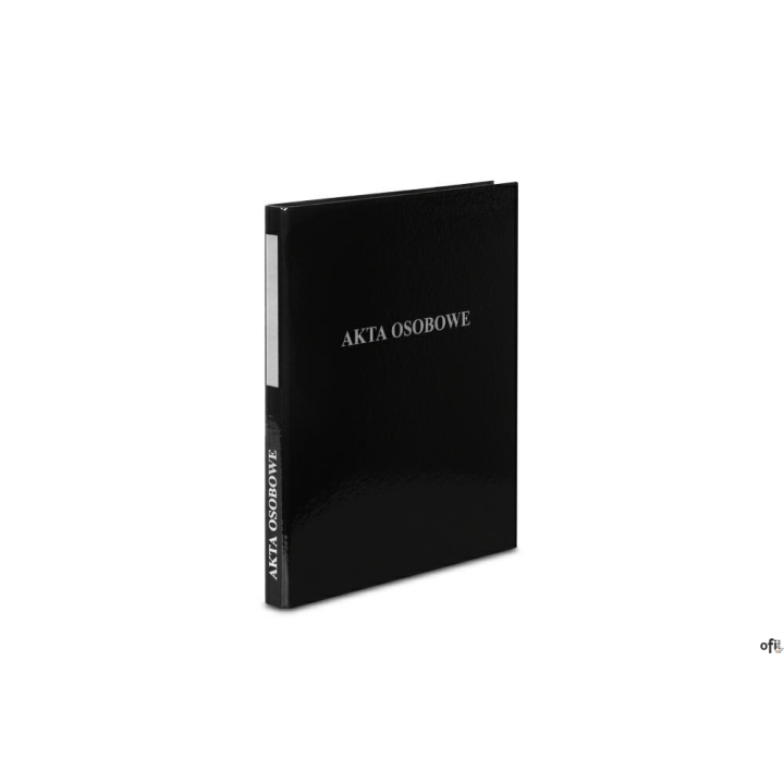 Segregator A4/2, dwuringowy, AKTA OSOBOWE czarny VAUPE, 030/02