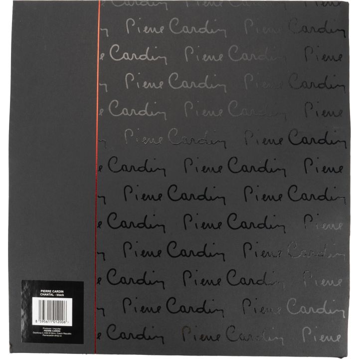 Zestaw notatnik w linie i długopis CHANTAL Pierre Cardin - Czarny