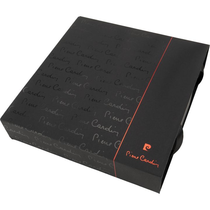 Zestaw notatnik w linie i długopis CHANTAL Pierre Cardin - Czarny