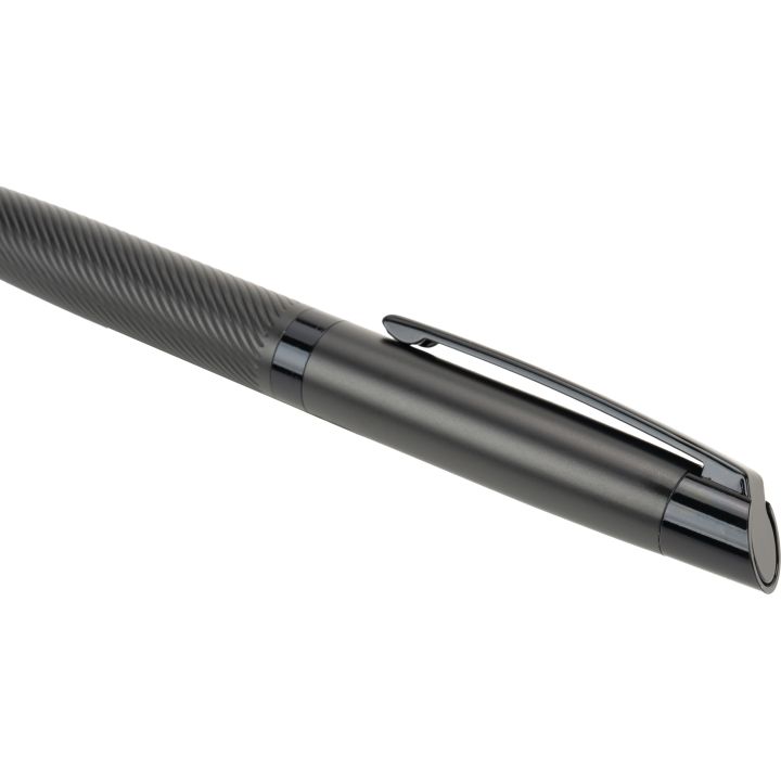 Zestaw notatnik w linie i długopis CHANTAL Pierre Cardin - Czarny