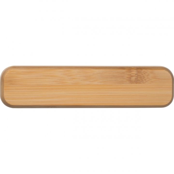 Długopis bambusowy w etui ROSEMARY - Beżowy