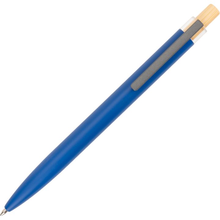 Zestaw piśmienny długopis półżelowy i ołówek automatyczny z aluminium z recyklingu SIEGFRIED - Niebieski