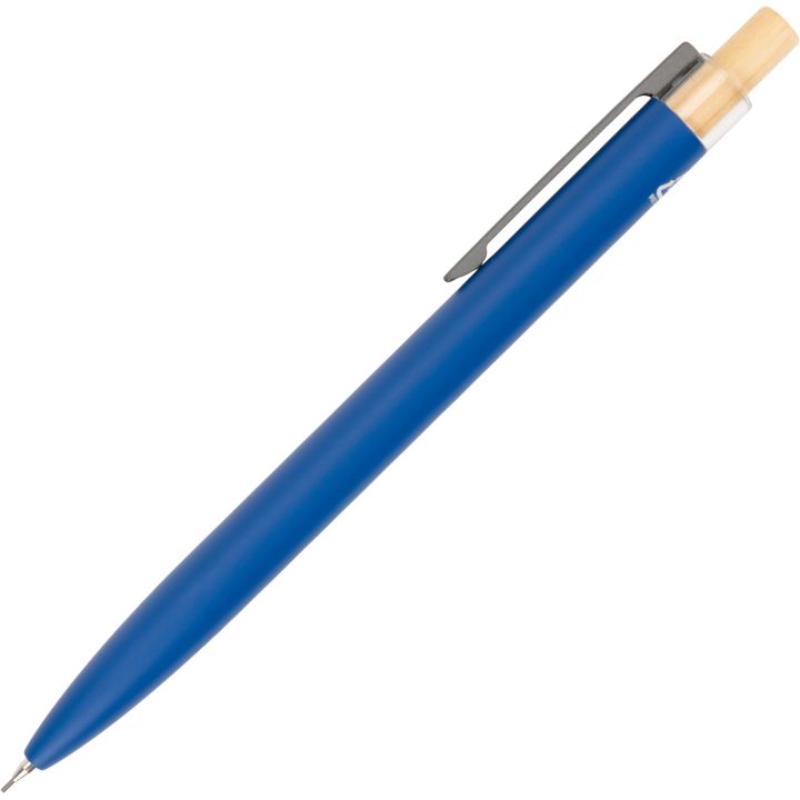 Zestaw piśmienny długopis półżelowy i ołówek automatyczny z aluminium z recyklingu SIEGFRIED - Niebieski