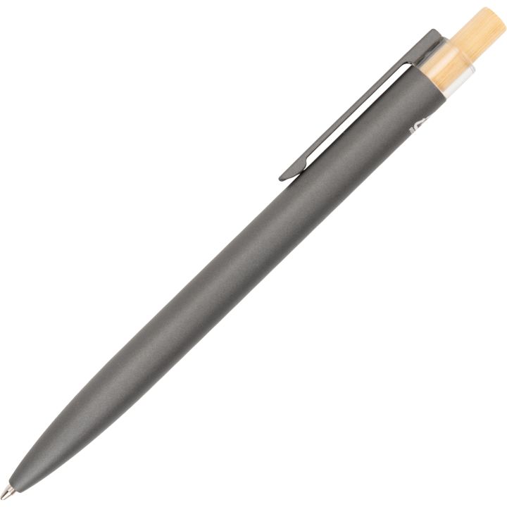 Zestaw piśmienny długopis półżelowy i ołówek automatyczny z aluminium z recyklingu SIEGFRIED - Ciemnoszary