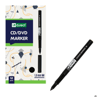 Marker&nbsp;z wodoodpornym, szybkoschnącym tuszem, przeznaczony do opisywania płyt CD/DVD. Nadaje się również do pisania po innych ma