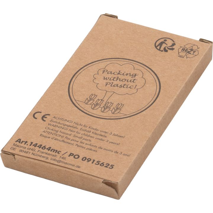 Kredki świecowe 6 kolorów AGOSTINO - Wielokolorowy