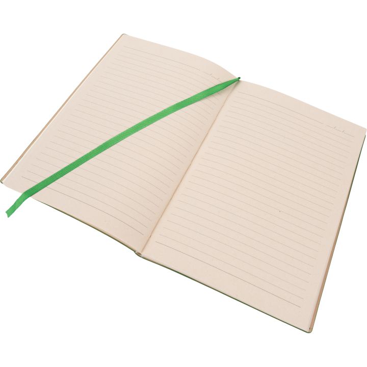 Notatnik A5 w linie z trzciny cukrowej STANLEY - Zielony