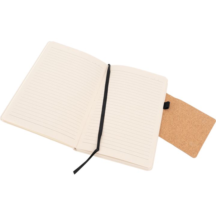 Notatnik A5 w linie z kartonu po mleku MARTHA - Beżowy