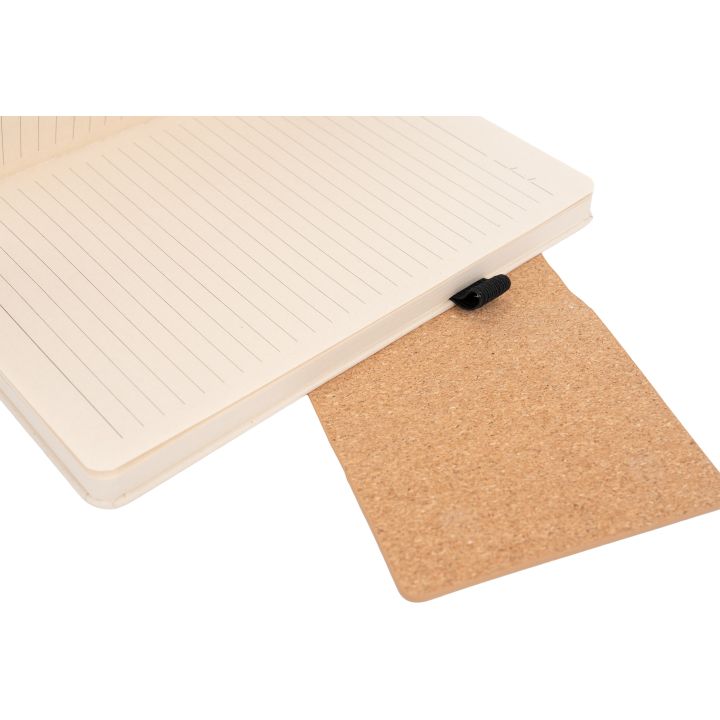 Notatnik A5 w linie z kartonu po mleku MARTHA - Beżowy