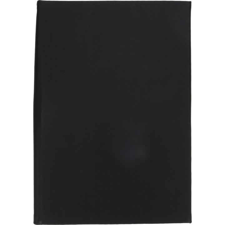 Zestaw notatnik A5 w linie i długopis CrisMa ze skóry z recyklingu MAGGIE - Czarny