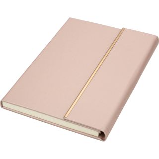 Zestaw notatnik A5 w linie i długopis CrisMa ze skóry z recyklingu MAGGIE - Miedziany