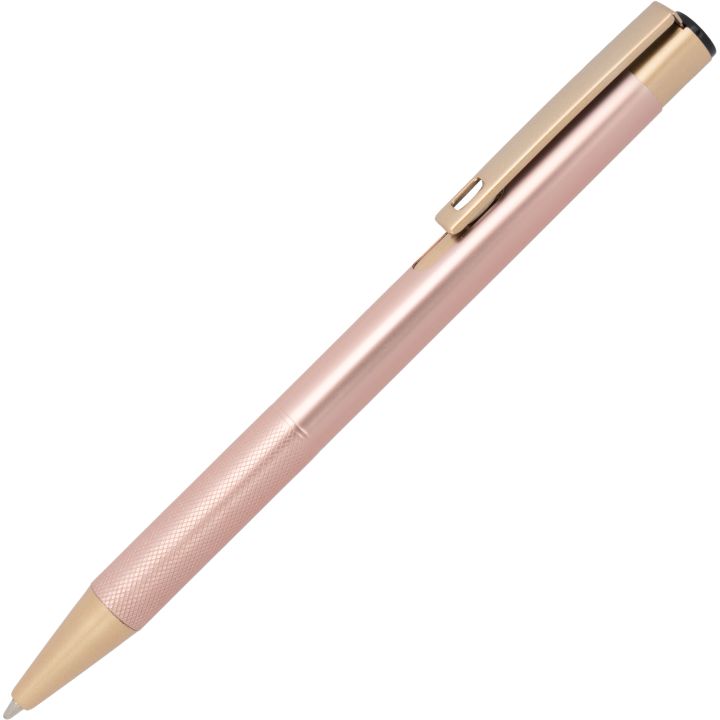 Zestaw notatnik A5 w linie i długopis CrisMa ze skóry z recyklingu MAGGIE - Miedziany