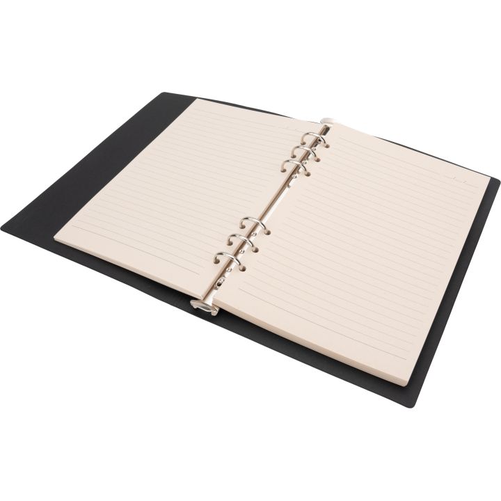 Kołonotatnik A5 w linie z trzciny cukrowej ROSARIA - Czarny