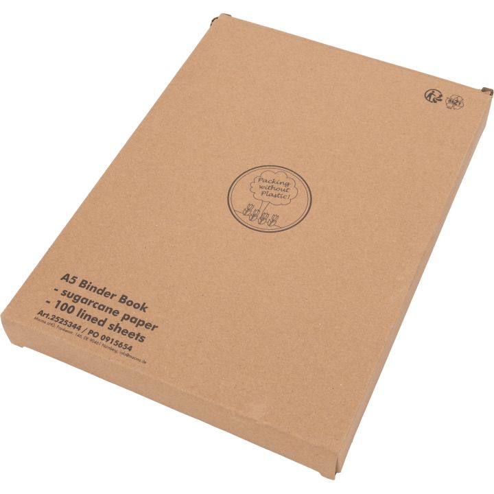 Kołonotatnik A5 w linie z trzciny cukrowej ROSARIA - Granatowy