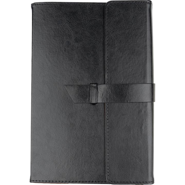 Notatnik A5 w linie CrisMa EDNA - Czarny