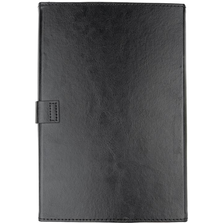 Notatnik A5 w linie CrisMa EDNA - Czarny