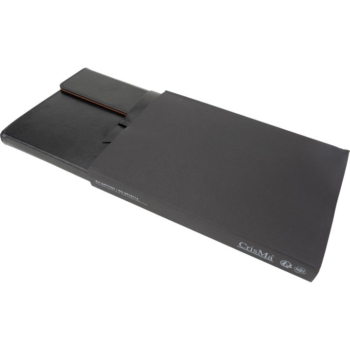 Notatnik A5 w linie CrisMa EDNA - Czarny