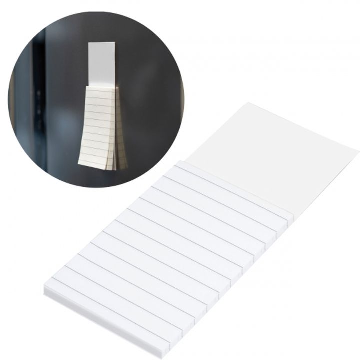 Notes na lodówkę z magnesem HELGE - Biały