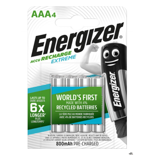 Bateria akumulatorek ENERGIZER HR3 AAA (4szt) 800mAh