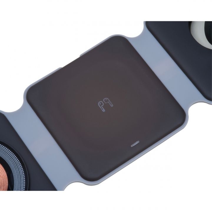 Ładowarka indukcyjna 3w1 AMY - Czarny