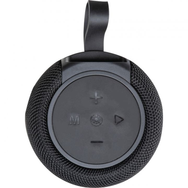 Głośnik bluetooth podświetlany LED GRETA - Czarny