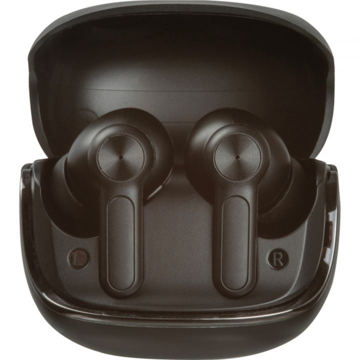 Słuchawki bezprzewodowe z etui ładującym CrisMa KRISTEN - Czarny