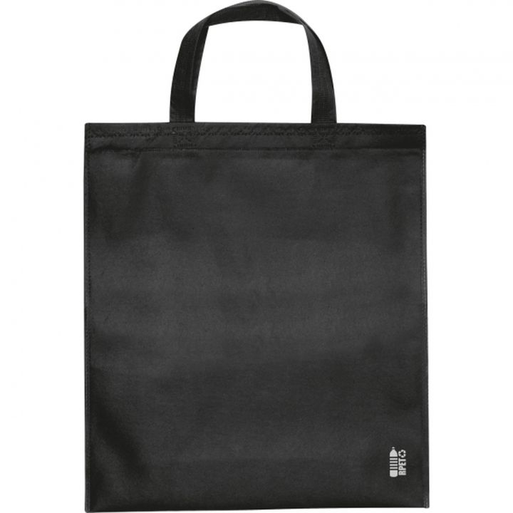 Torba non-woven z krótkimi uszami 80g/m2 PELAGIA - Czarny